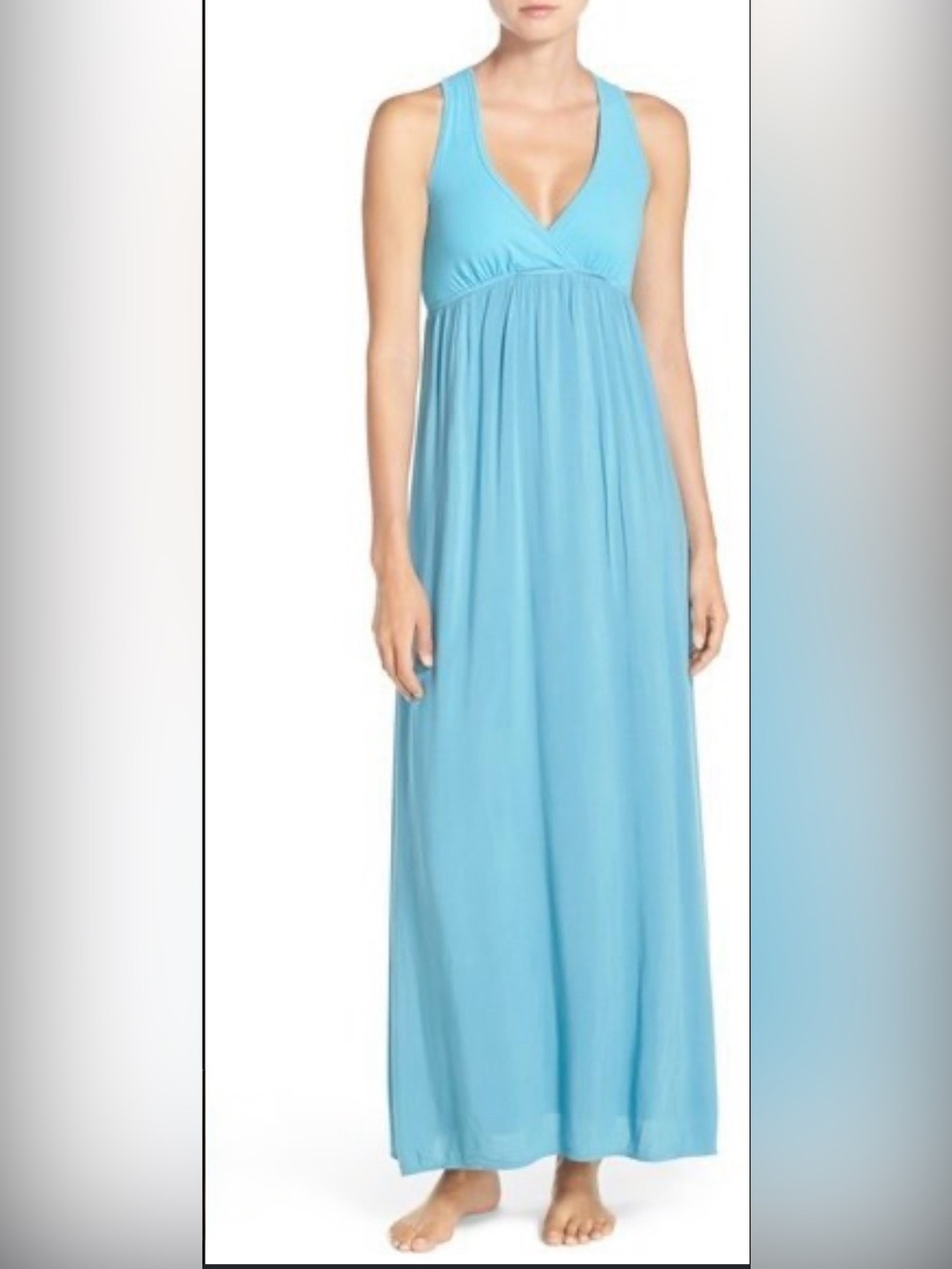 Hard Tail | Twisty Back Maxi Dress | Blue | Sz L | VGC